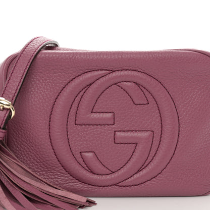 Gucci Cellarius Calfskin Small Soho Disco Bag Bright Bouganville 6 of 13