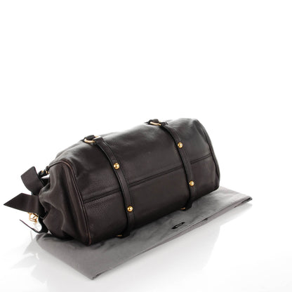 Miu Miu Vitello Medium Bow Bag Brown 6 of 9