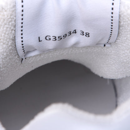 Chanel Calfskin Womens Logo Sneakers 38 White 10 of 10
