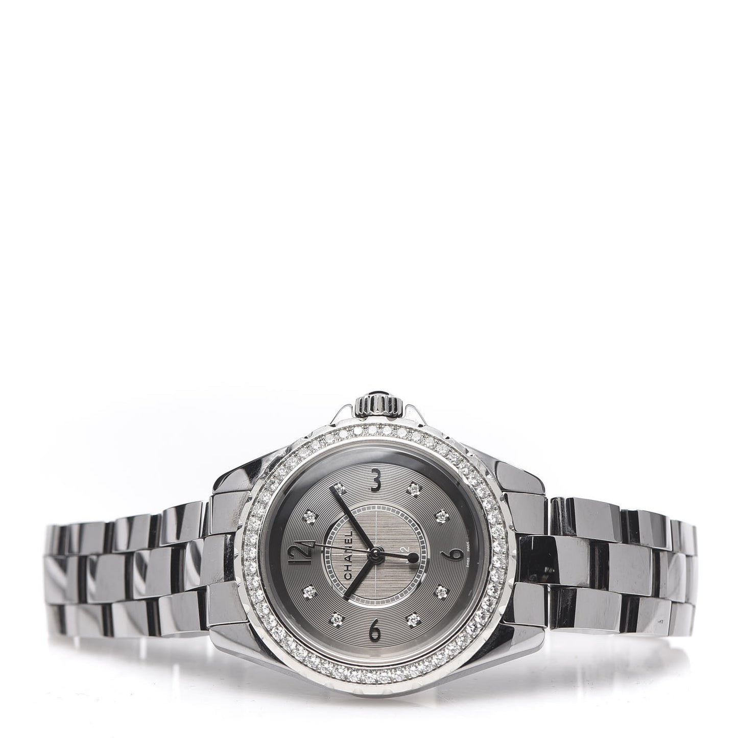 Titanium Ceramic Diamond Bezel 33mm J12 Quartz Watch