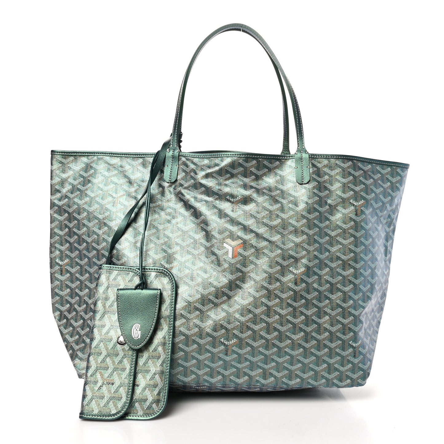 Iridescent Goyardine Saint Louis GM Pearly Green