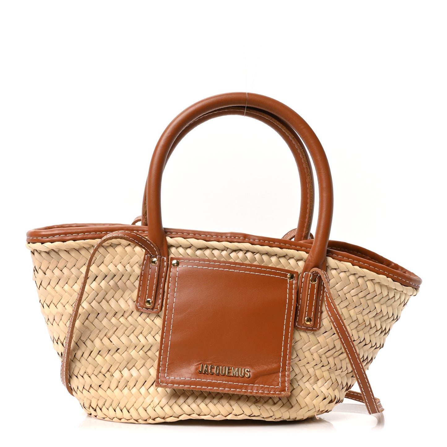 Raffia Le Petit Panier Soli Light Brown