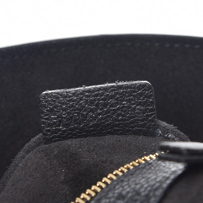 Celine Soft Grained Calfskin Small Belt Cabas Phantom Black 7 of 7