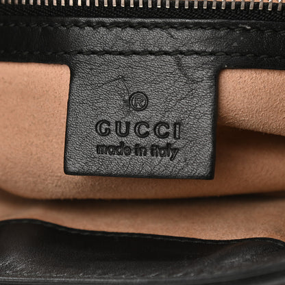 Gucci Calfskin Web Garden Collection Embroidered Medium Dionysus Hobo Black 6 of 14