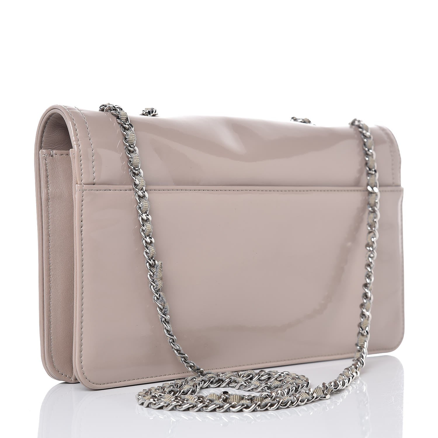 Chanel Vinyl Lipstick Flap Beige 3 of 8