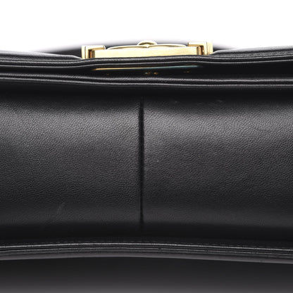 Chanel Lambskin Quilted Medium Boy Flap Black 9 of 15
