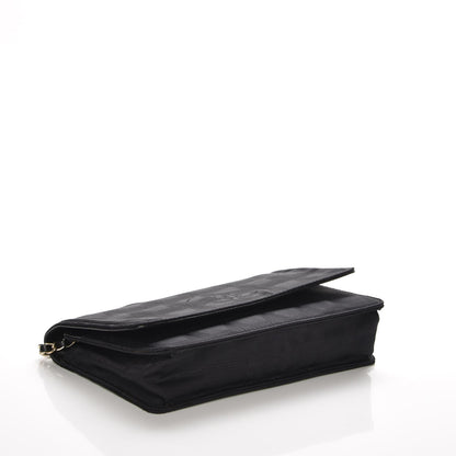 Chanel Nylon Travel Wallet On Chain WOC Black 4 of 9