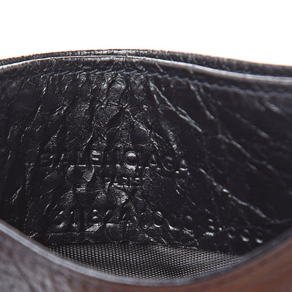 Balenciaga Agneau Arena Card Holder Black 6 of 6