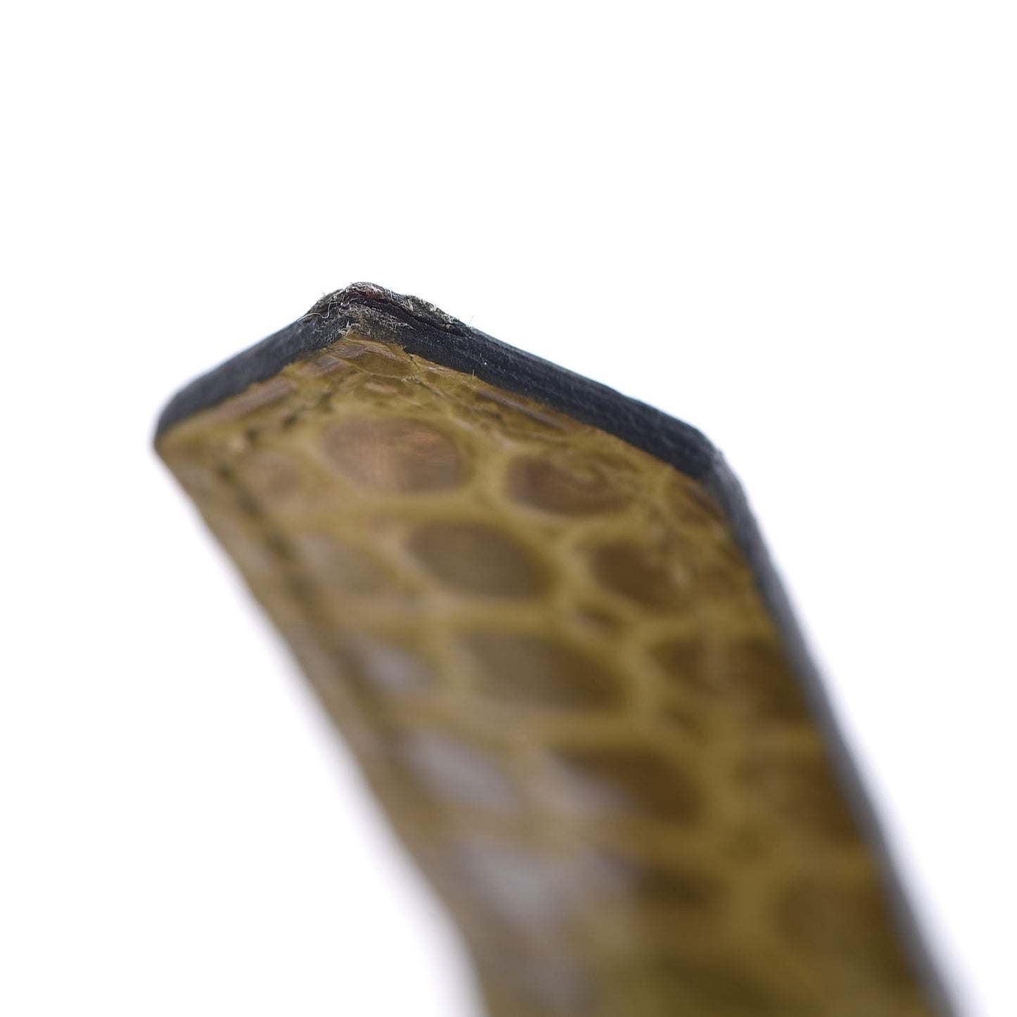 Shiny Porosus Crocodile 18K Gold Diamond Bearn Wallet Vert Anis