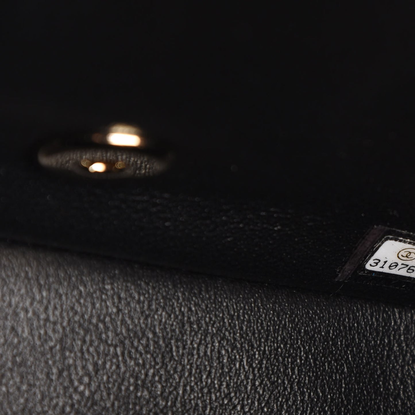 Lambskin Quilted Mini Square Flap Black