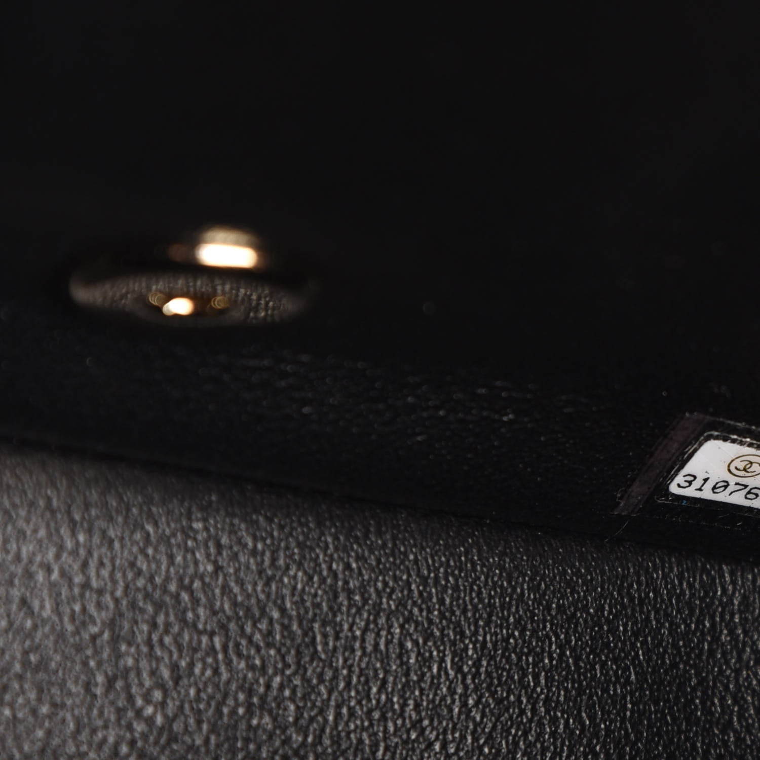 Chanel Lambskin Quilted Mini Square Flap Black 9 of 11