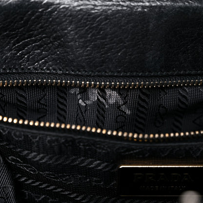 Prada Goatskin Cerniera Doctor Bag Black 20 of 42