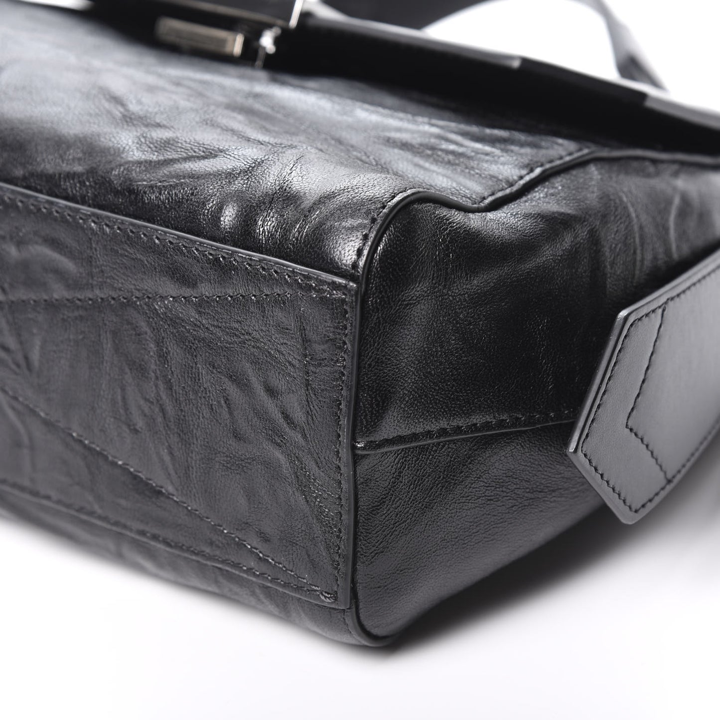 Calfskin ID Flap Black