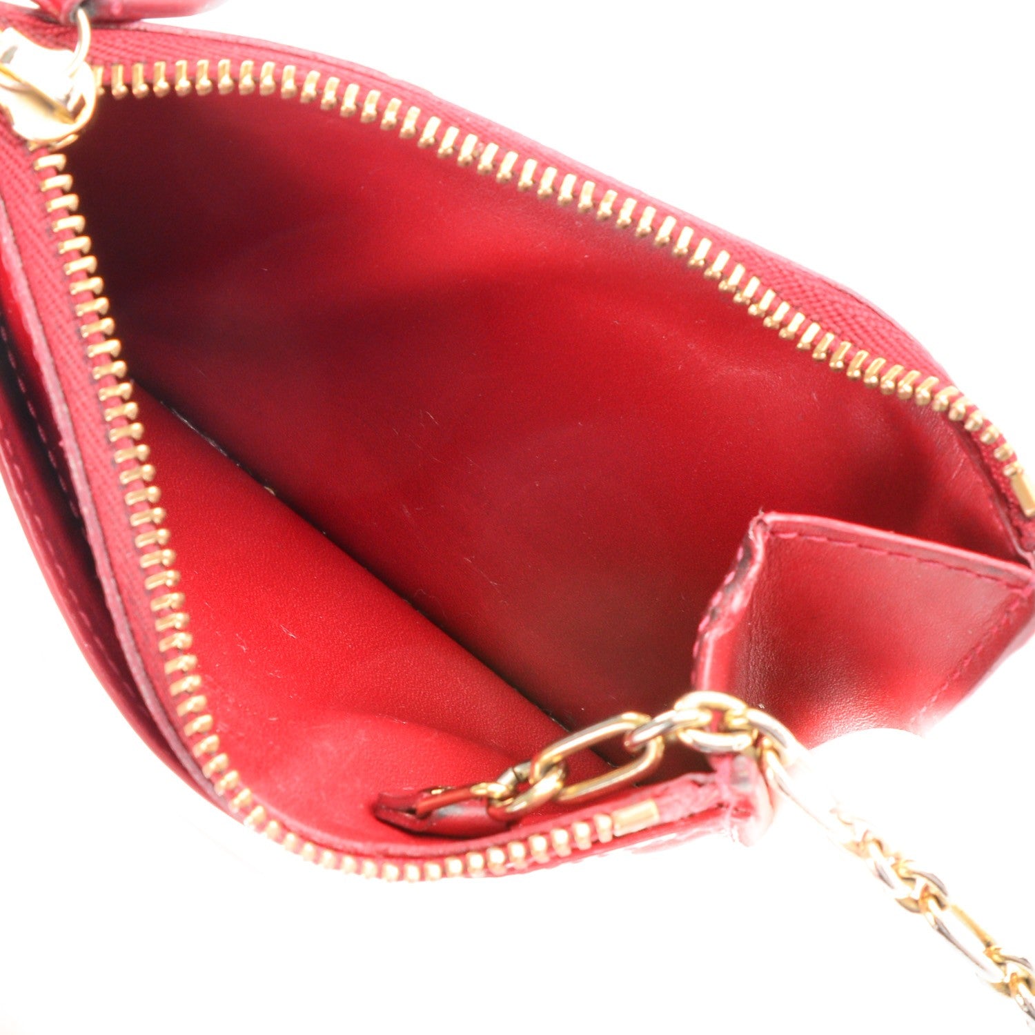 Louis Vuitton Vernis Key Pouch Pomme D'Amour 5 of 7