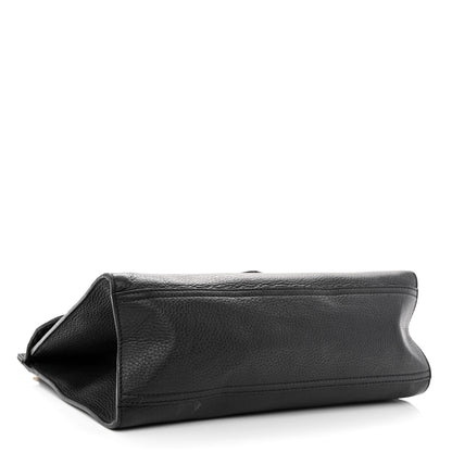 Gucci Calfskin Small GG Marmont Top Handle Bag Black 4 of 15