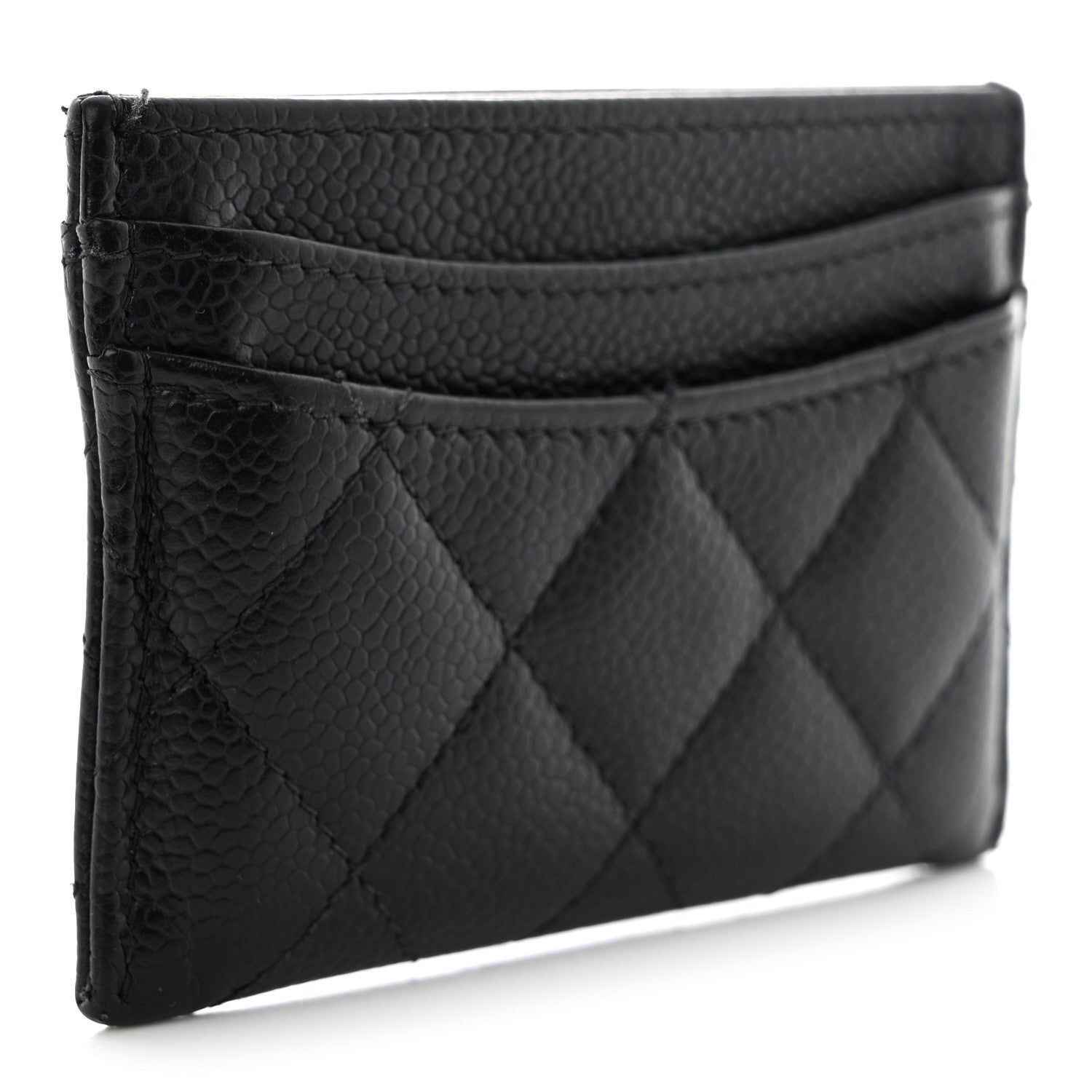 Chanel Caviar Quilted Card Holder Black 3 of 12