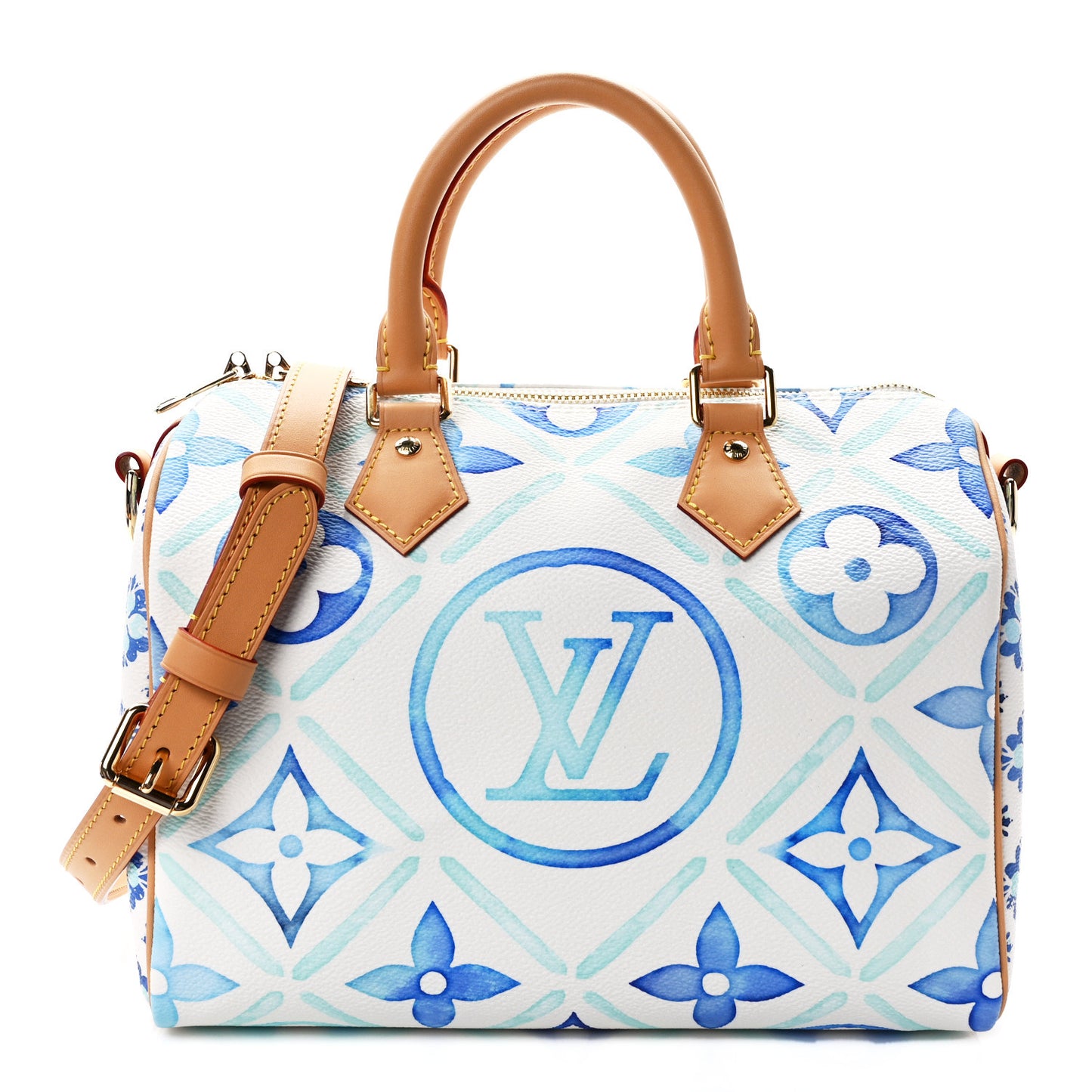 Monogram Tiles By The Pool Speedy Bandouliere 25 Lagoon Blue