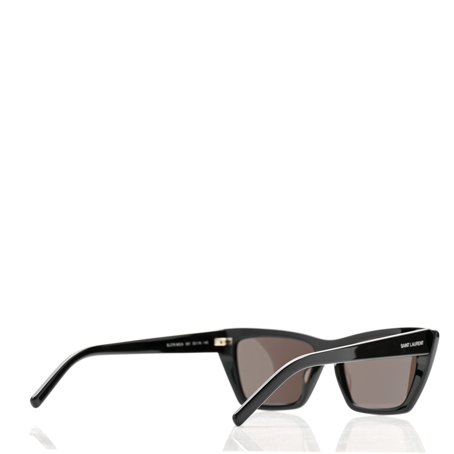 Acetate Mica Cat Eye Sunglasses SL 276 Black