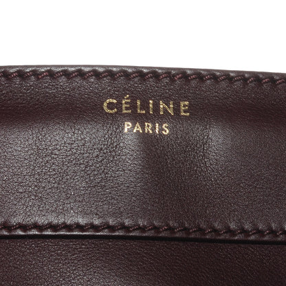 Celine Smooth Calfskin Shoulder Luggage Burgundy 4 of 9