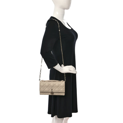 Christian Dior Lambskin Cannage Mini My Dior Bag Sand 2 of 12