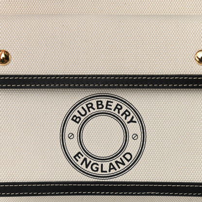 Burberry Canvas Smooth Calfskin Two Tone Mini Pocket Bag Black 13 of 16