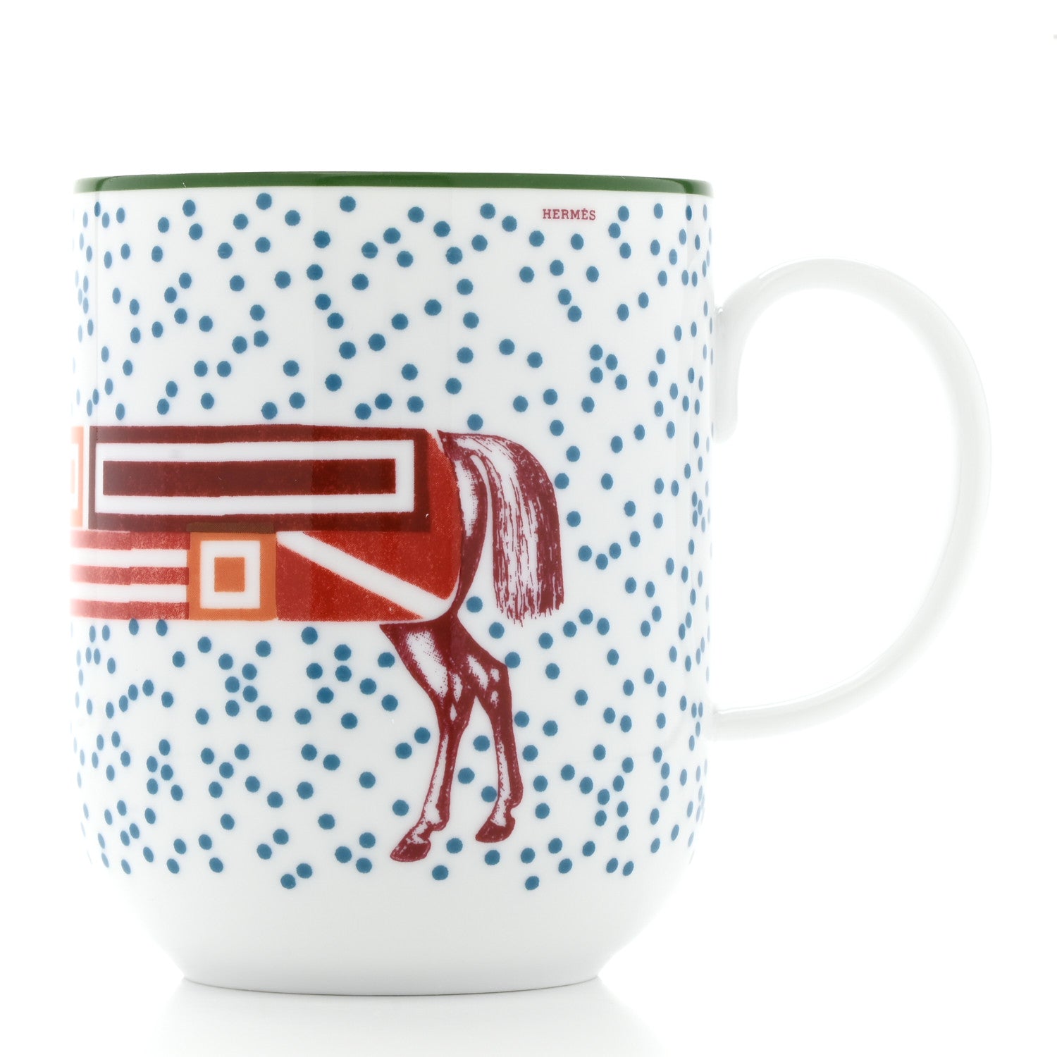 Hermes Porcelain Hippomobile Mug 3 of 7