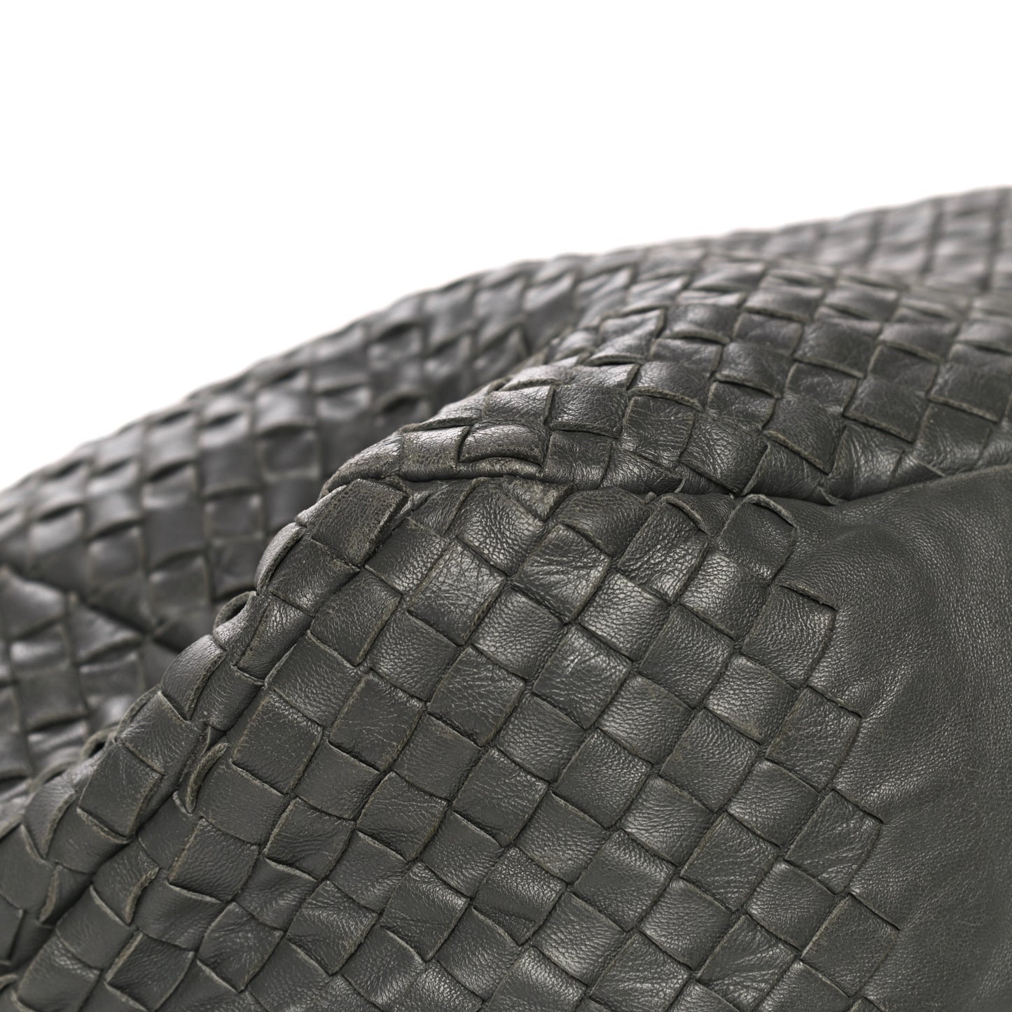 Nappa Intrecciato Large Campana Hobo Shadow
