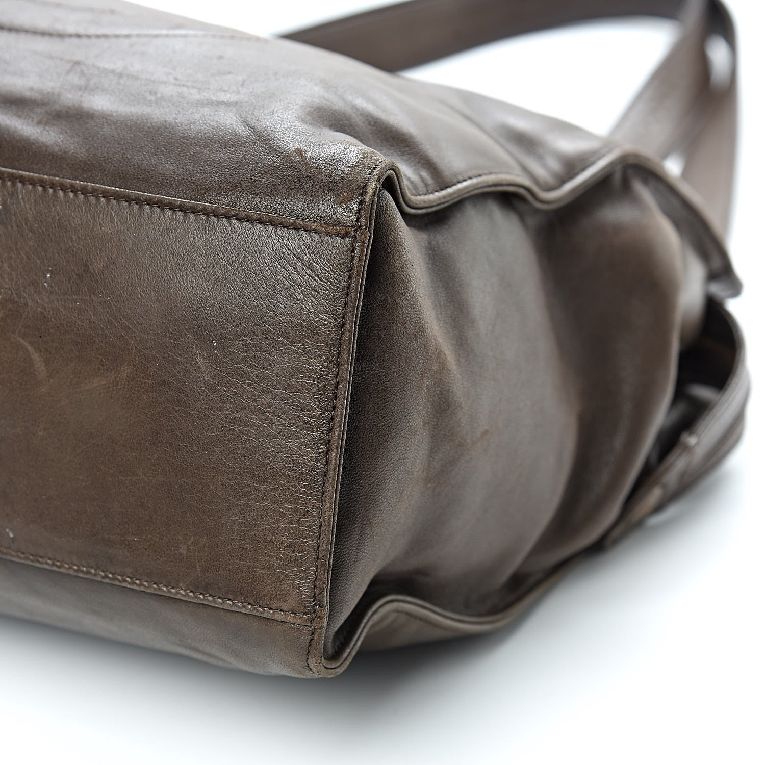 Chanel Lambskin CC Tote Brown 9 of 10