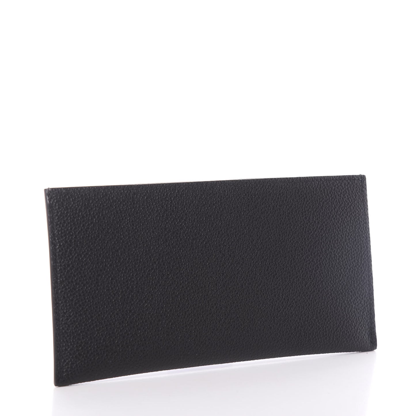Calfskin Felicie Chain Wallet Card Holder Insert Black