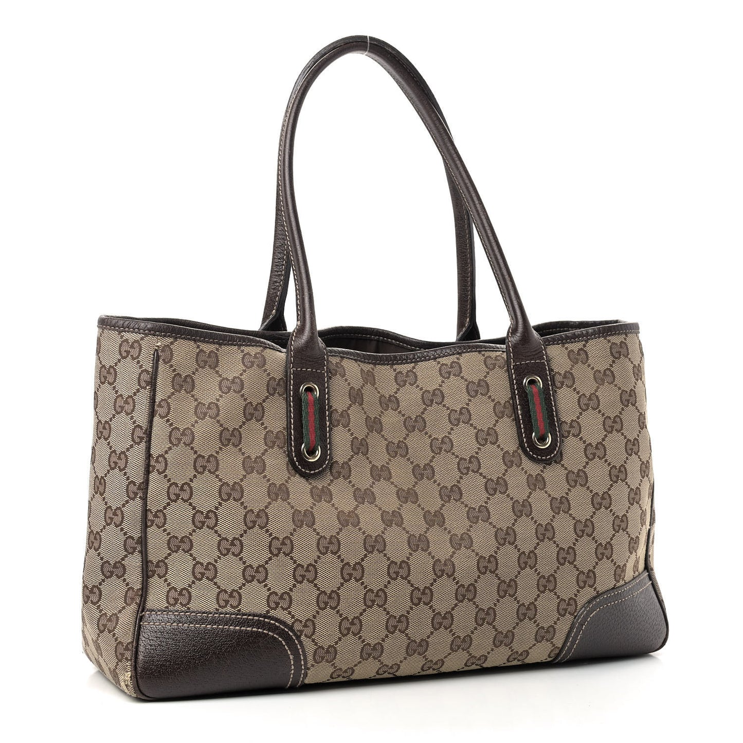 Monogram Medium Princy Tote Dark Brown