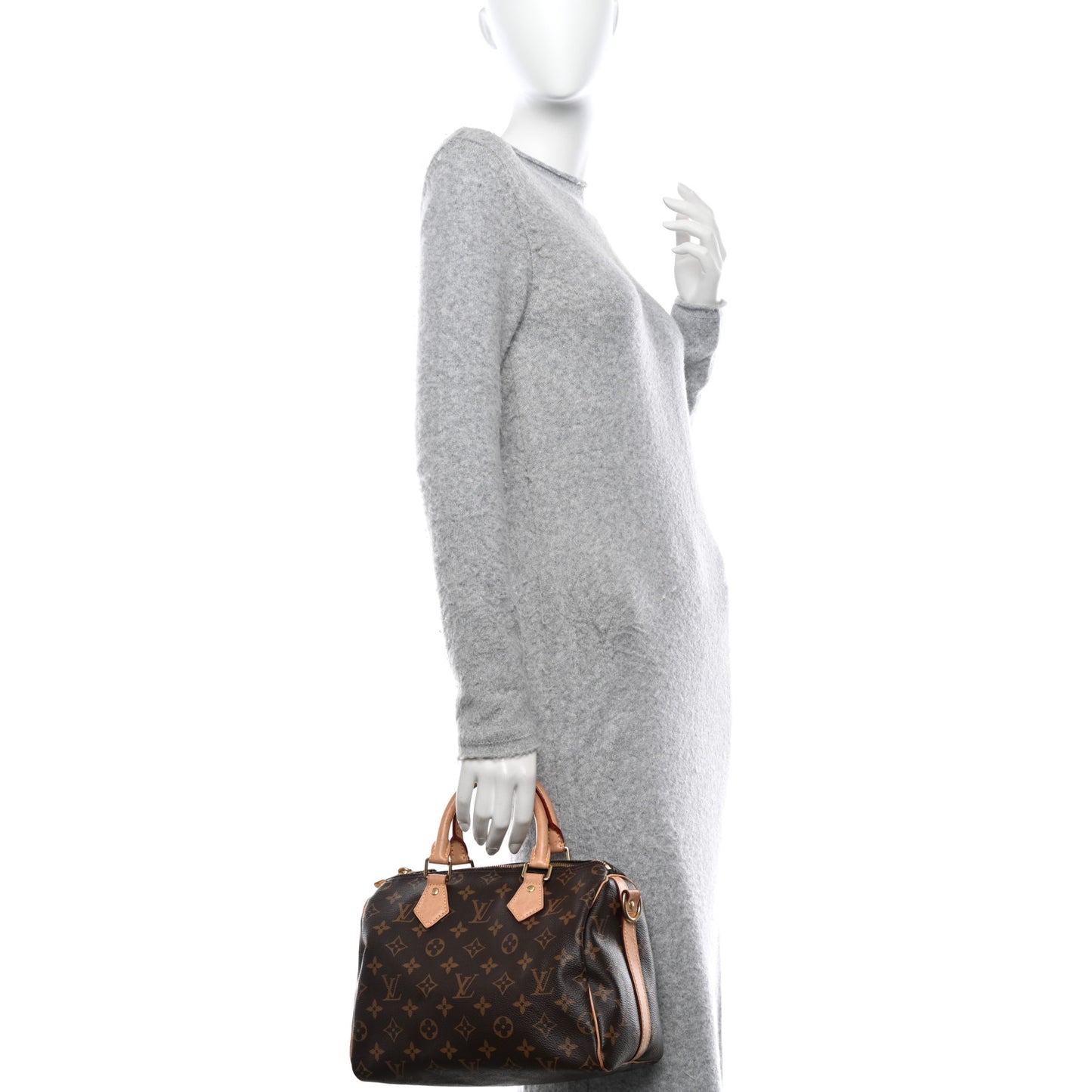 LOUIS VUITTON Monogram Speedy Bandouliere 25