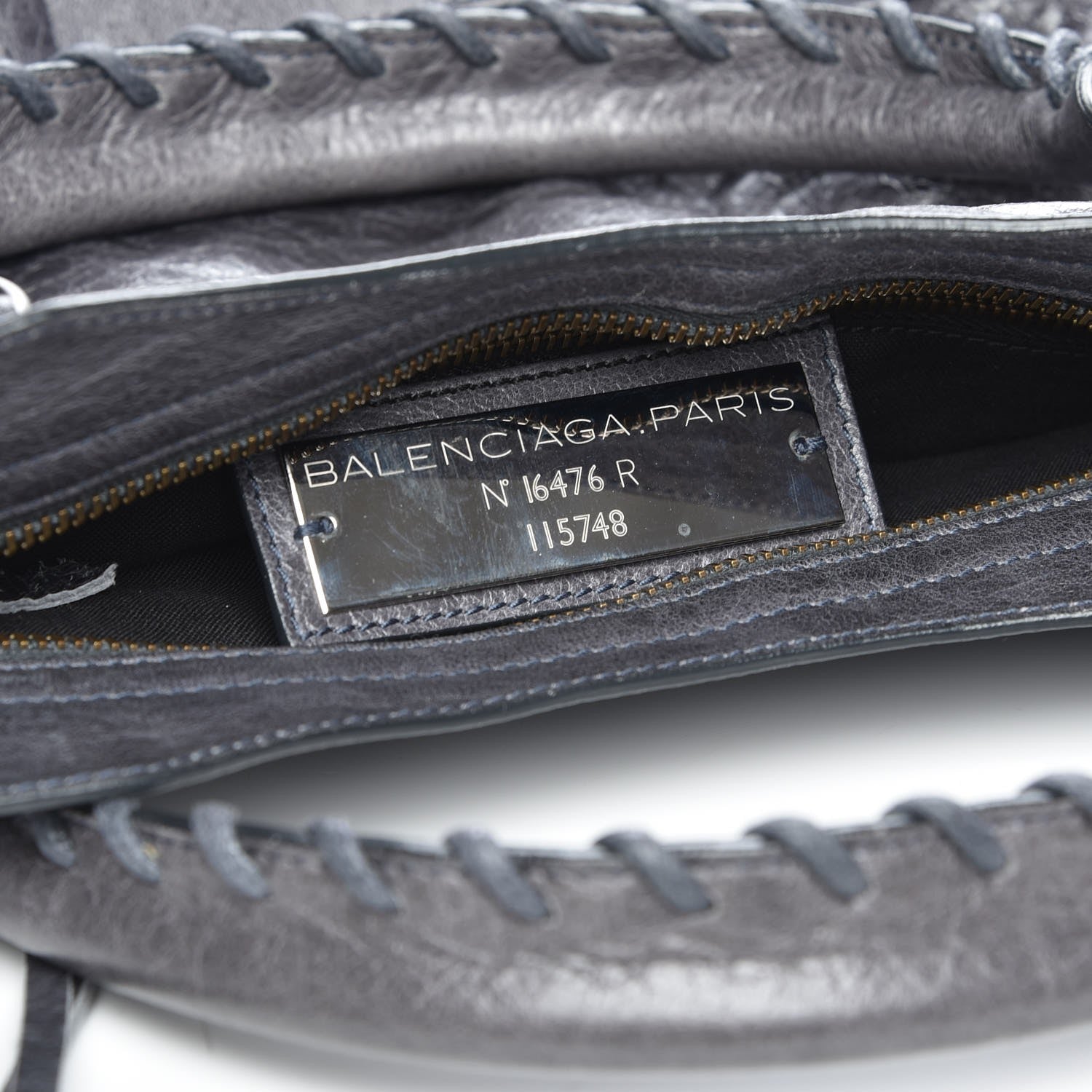 Balenciaga Agneau Classic Hardware City Anthracite 7 of 8
