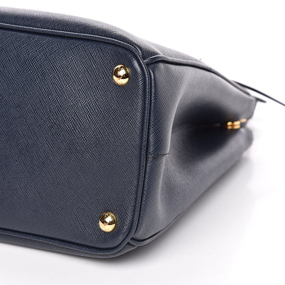 Prada Saffiano Medium Galleria Double Zip Tote Baltico 9 of 11