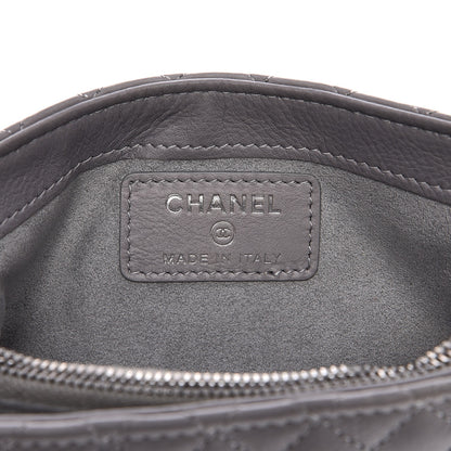 Chanel Calfskin Boy Reverso Mini Pochette Grey 6 of 8