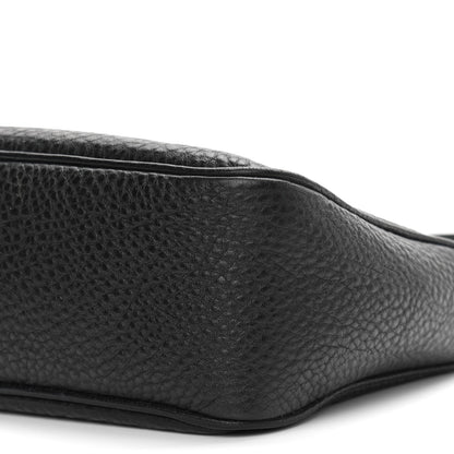 Prada Vitello Daino Pochette Bag Black 10 of 12