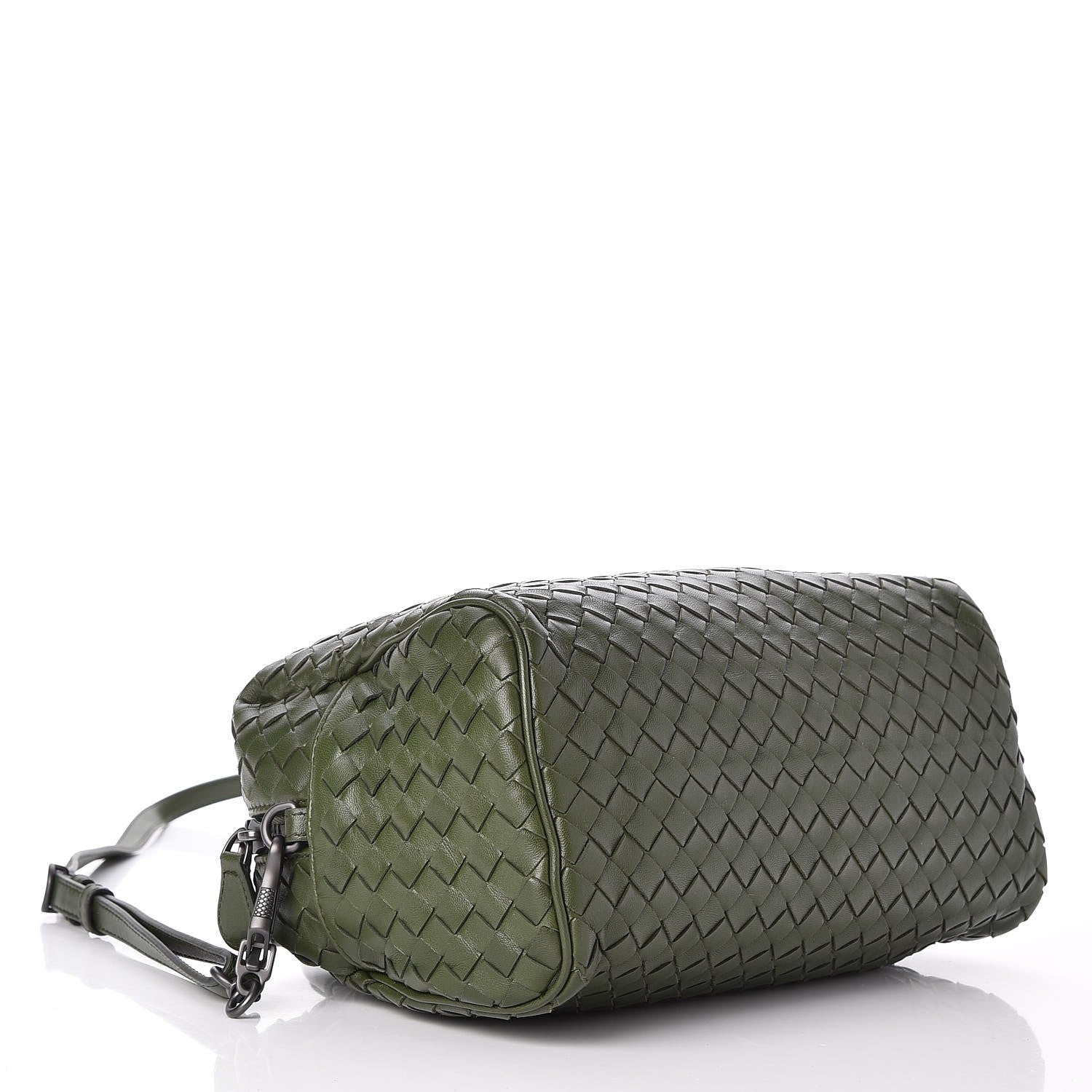 Bottega Veneta Nappa Intrecciato Top Handle Bag Moss 4 of 7