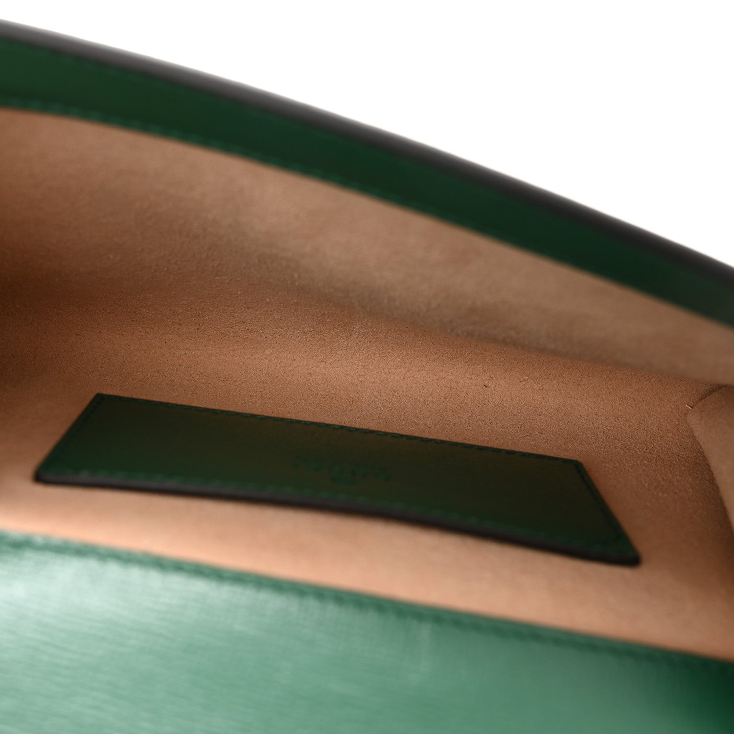 Gucci Azalea Calfskin Web Monochrome Mini Horsebit 1955 Chain Shoulder Bag Emerald 5 of 13