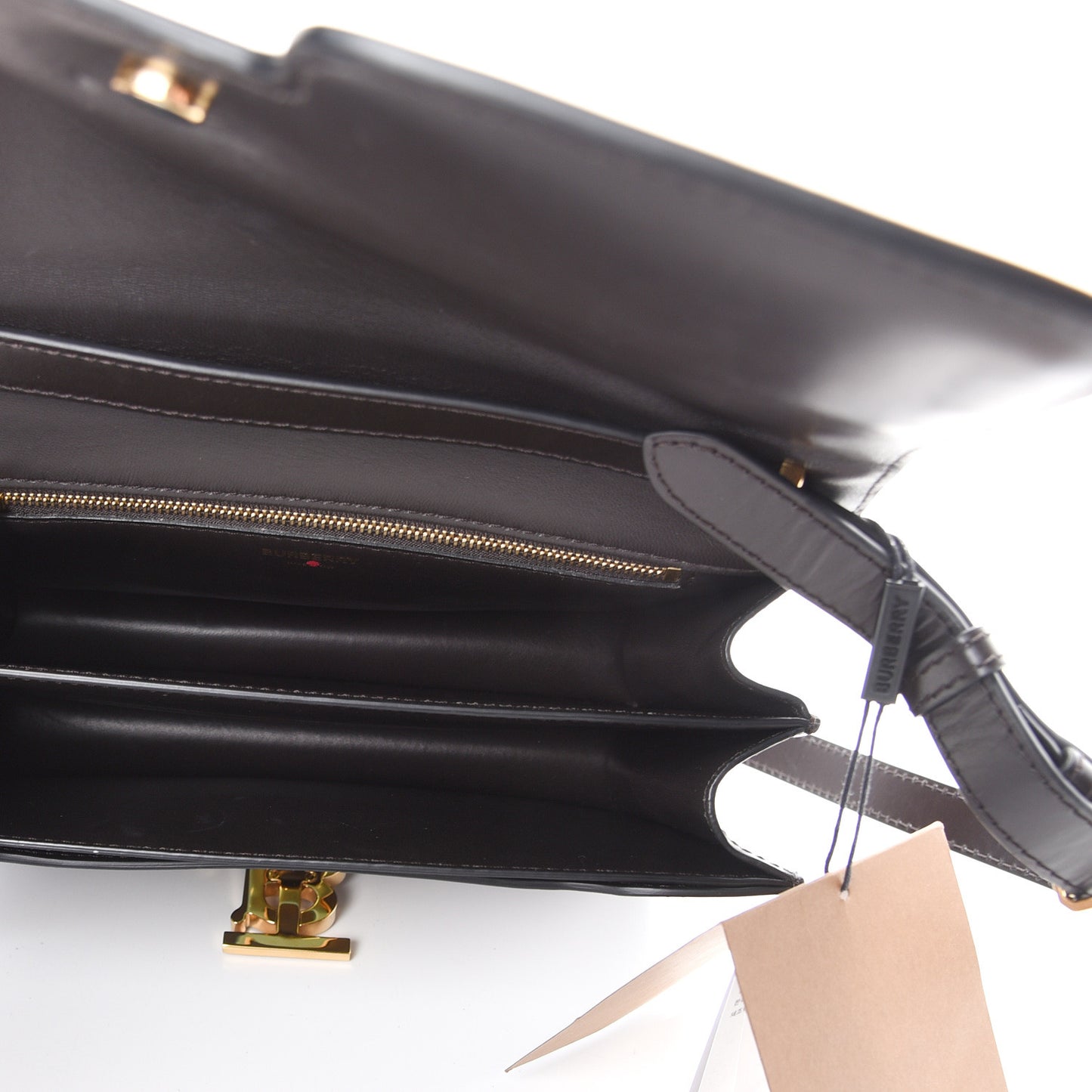 Calfskin Medium TB Bag Coffee