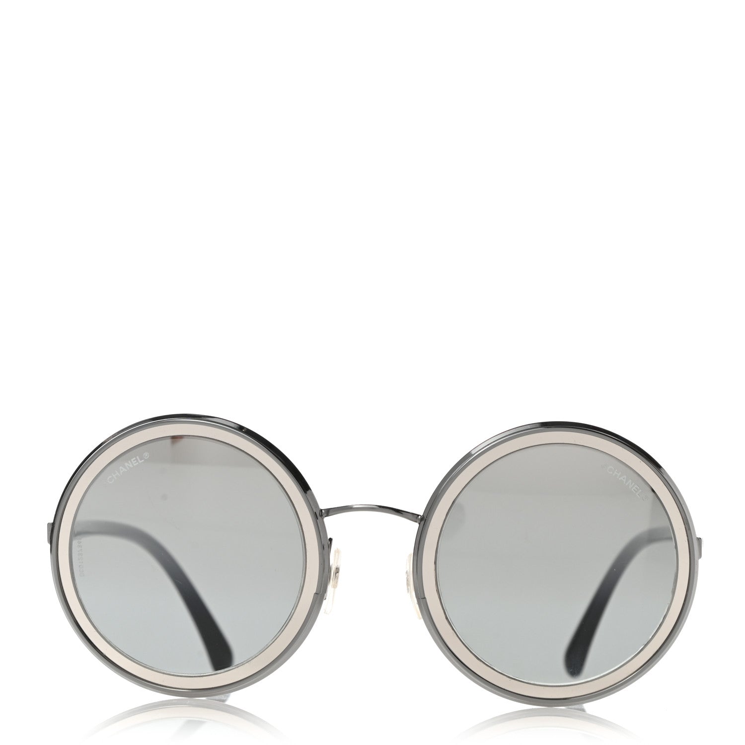 Chanel Round Sunglasses 4226 Black 2 of 8