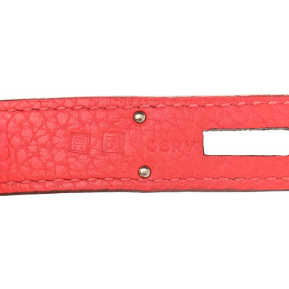 Hermes Taurillon Clemence Birkin 35 Rouge Pivoine 6 of 10