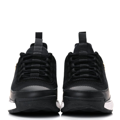 Chanel Velvet Calfskin Mixed Fibers CC Sneakers 35.5 Black 2 of 7