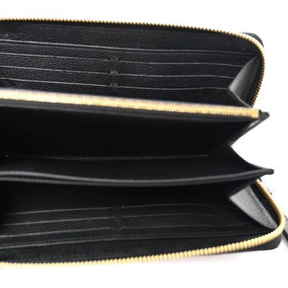 Louis Vuitton Empreinte Zippy Wallet Black 5 of 6