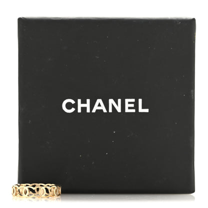 Chanel Metal CC Ring 52 6 Gold 5 of 5
