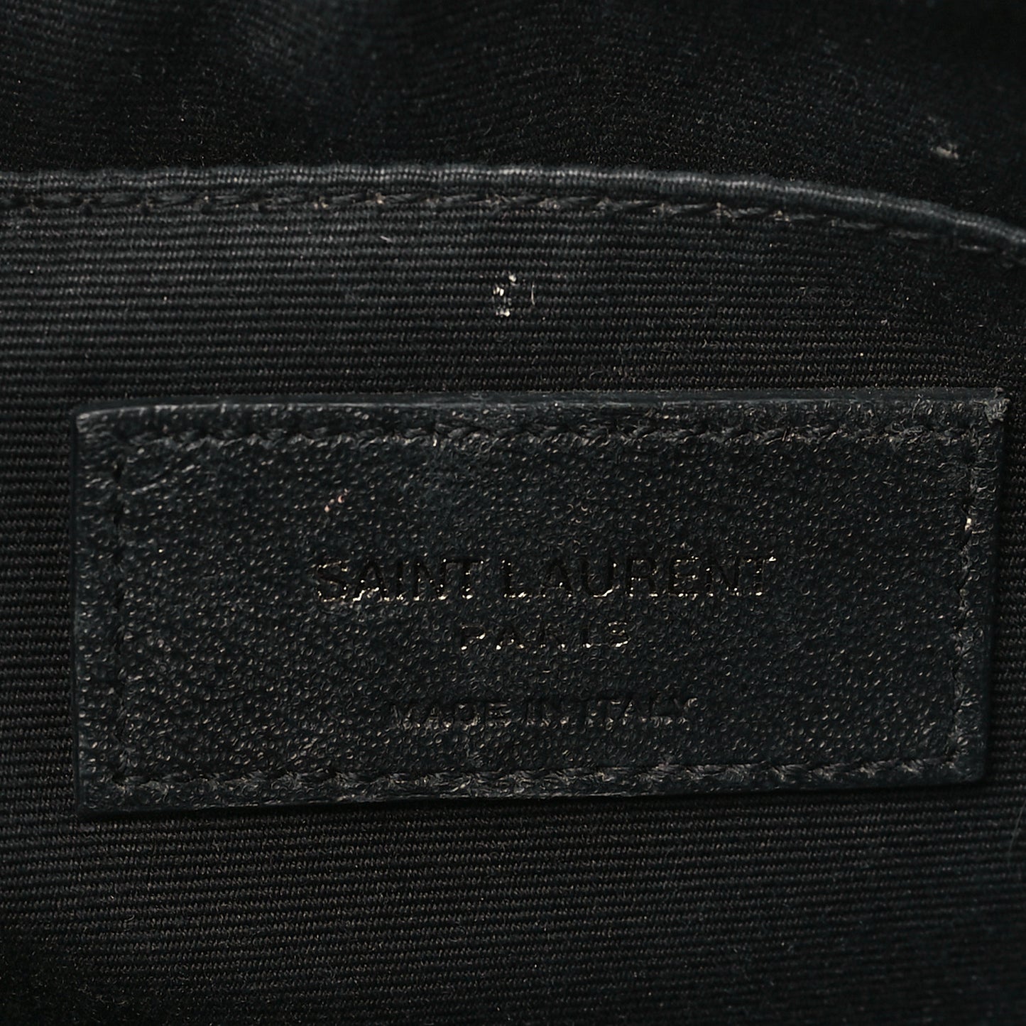 Calfskin Matelasse Monogram Lou Camera Bag Black