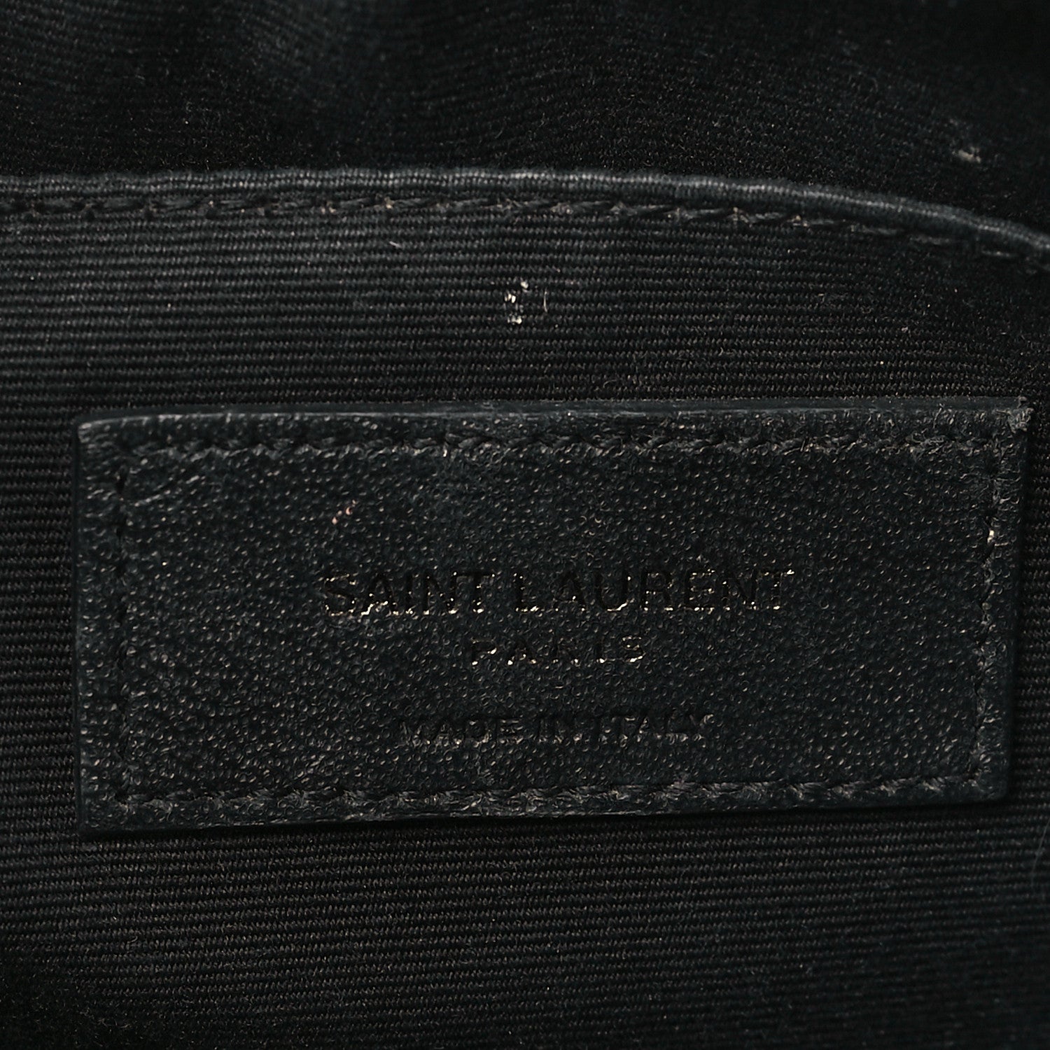 Saint Laurent Calfskin Matelasse Monogram Lou Camera Bag Black 5 of 9
