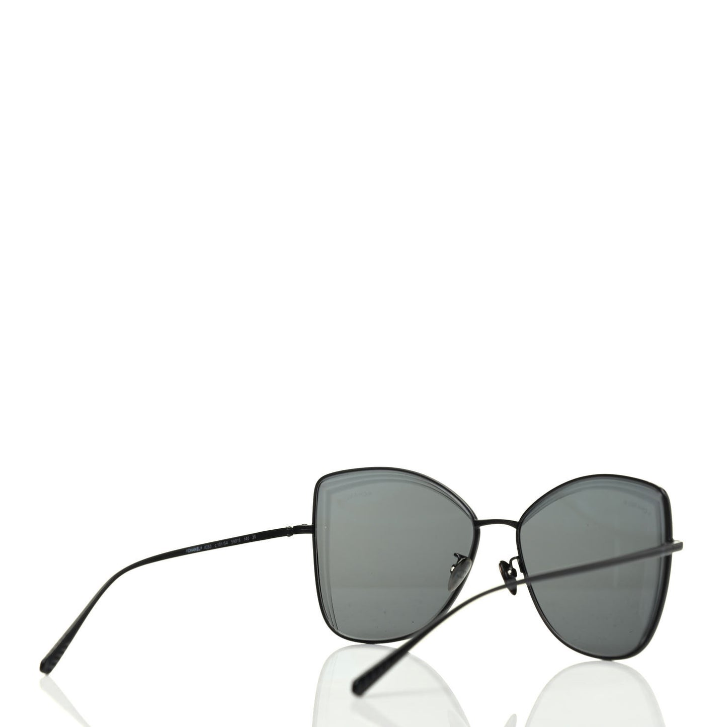 Metal Butterfly Sunglasses 4253 Black