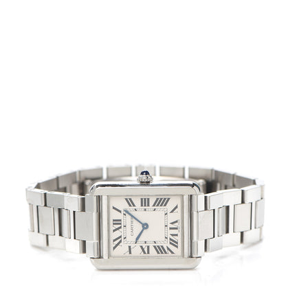 Cartier Stainless Steel 24mm Tank Solo Quartz Watch 2 of 5