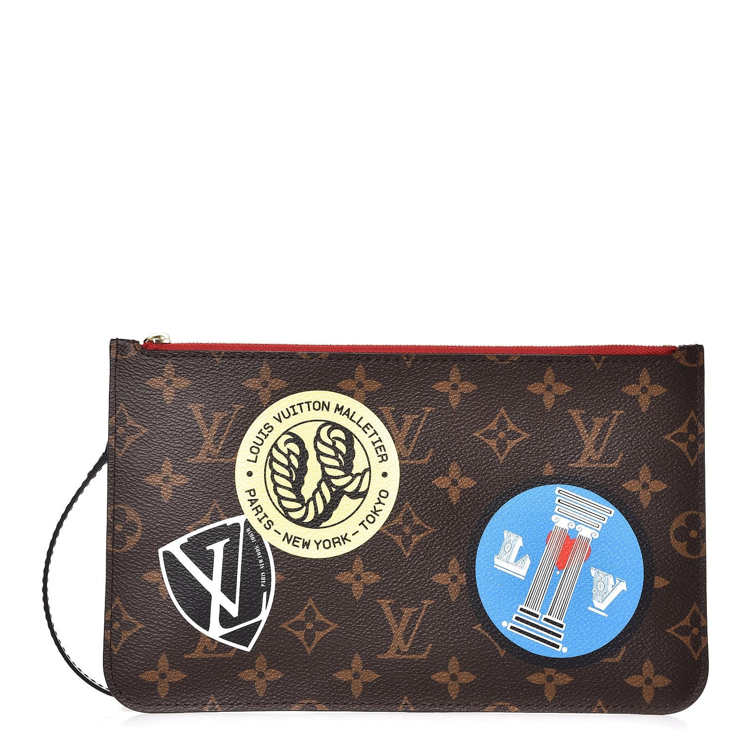 Louis Vuitton Monogram World Tour Neverfull MM GM Pochette 1 of 8