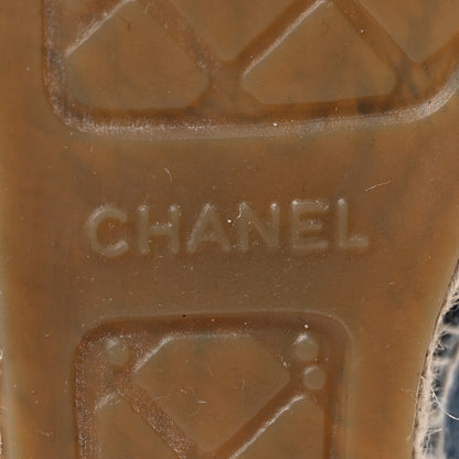 Chanel Denim CC Espadrilles 39 Blue Black 6 of 8