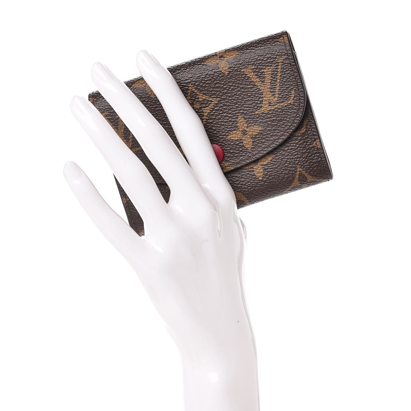 Monogram Rosalie Coin Purse Fuchsia